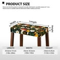 thumbnail image 7 of ZUXONGSY Mushroom Stool Covers Rectangle 2 Pack Counter Stool Covers Nonslip Dust Protective Cover Stretchy Stool Cushion Slipcovers Easy to Install and Clean Dining Room Decor, 7 of 7
