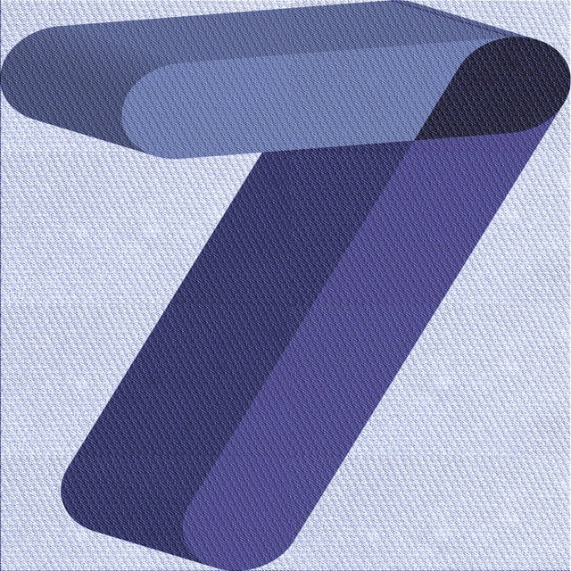 Ahgly Company Tapis d'Intérieur Lavable en Machine Carré Transitionnel Bleu Saphir, 6 Pieds Carré