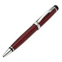 Xezo Xezo Incognito™ Diamond-Cut Lacquered Brass Ballpoint Pen - Burgundy Red