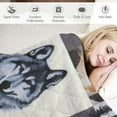 thumbnail image 3 of ARISTURING Wolf Blanket for Boy Man Wolf Wild Animals Throw Blanket Soft Warm Flannel Wolf Theme Blanket Gifts for Adults Teenager Couch Sofa Bed, 3 of 6