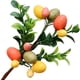 thumbnail image 5 of Xihbxyly Decoraciones de Huevos de Pascua, Huevos Artificiales Coloridos con Hojas Verdes, Decoración Versátil para El Hogar, Oficina, Centro de Mesa para Bodas, Decoración de Primavera, Tamaño 22 X, 5 of 7