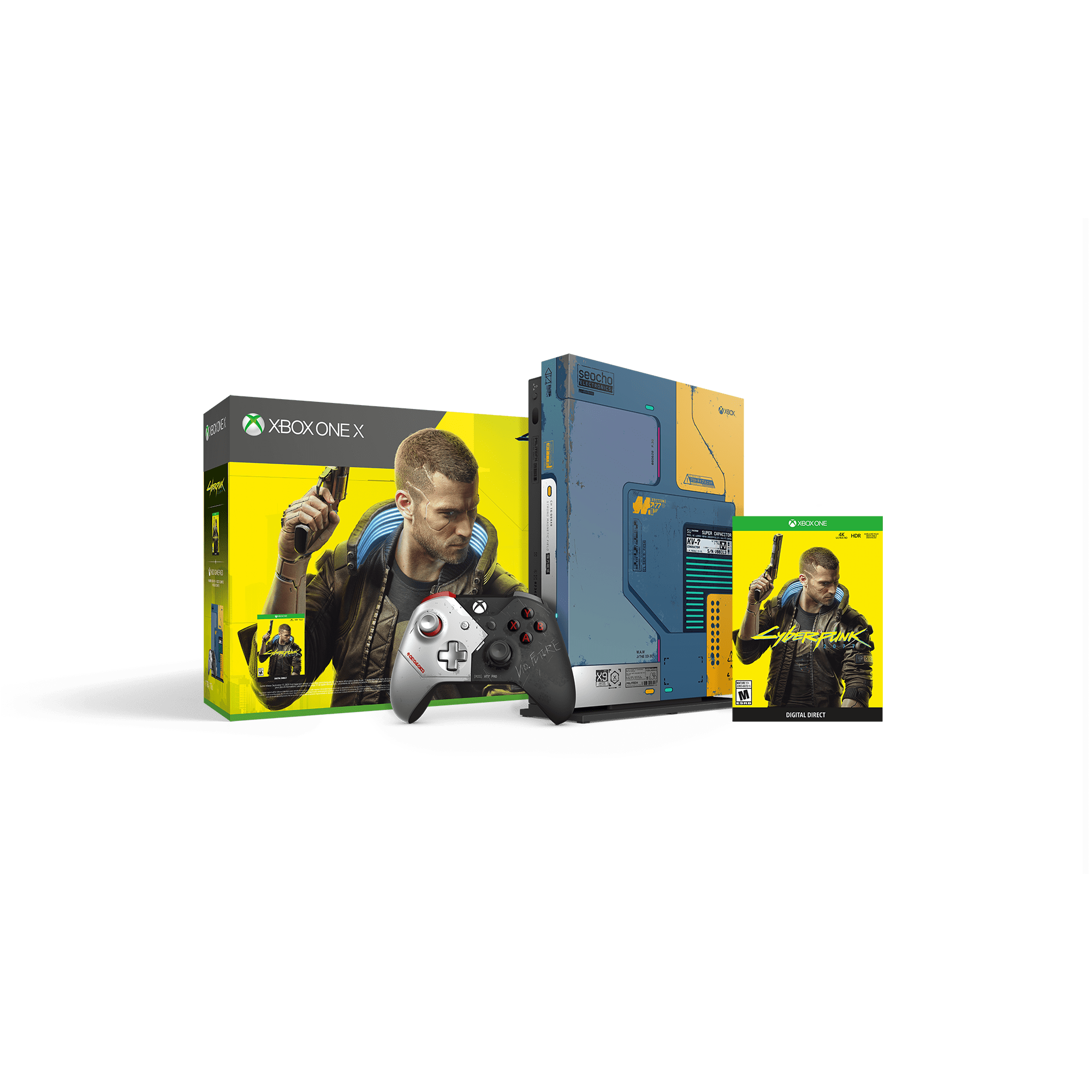 Microsoft Xbox One X 1TB Cyberpunk 2077 Console Bundle FMP-00244 