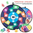 thumbnail image 5 of Juego de dardos Bling Bling para niños tablero de dardos colgante plegable 28,7 pulgadas, 5 of 5