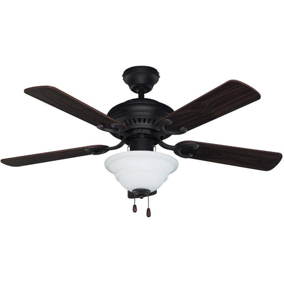 Fenmore 42" Ceiling Fan with Light - Reversible Blades, Oil Rubbed Bronze