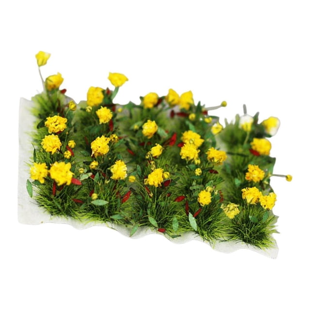 pitrice DIY Flower Cluster Model Railroad Architecture Grass grass ho train model railway train Layout Evening Primrose
