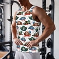 thumbnail image 5 of Daiia Pirate Hats Printed Men's Quick Dry Fit Muscle Tank Top Slim-Fit Tank Workout Tank Top Lightweight Sports Tank Top-Small, 5 of 7