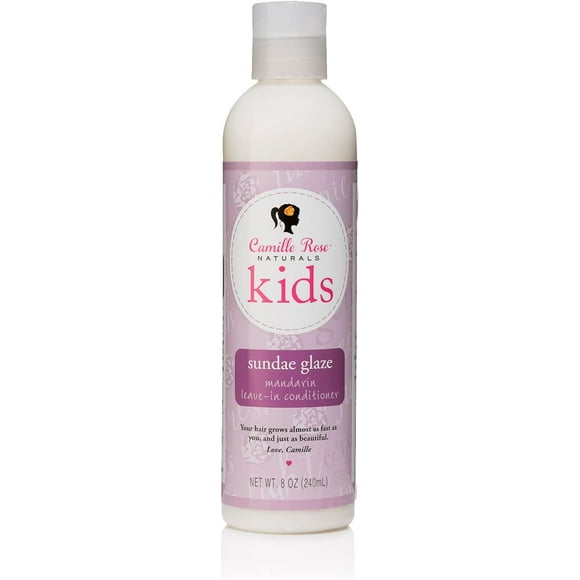 Camille Rose Kids Sundae Glaze Clémentine après-Shampooing Sans Rinçage 8 oz.