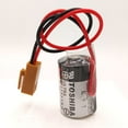 thumbnail image 2 of 6PCS ER3V with Brown plug for Toshiba / CPM2A-BAT01 PLC, 2 of 6