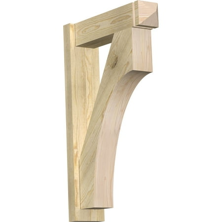 

6 W x 22 D x 34 H Westlake Rough Sawn Arts and Crafts Outlooker Douglas Fir