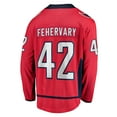 thumbnail image 3 of Men's Fanatics Martin Fehervary Red Washington Capitals Home Breakaway Player Jersey, 3 of 3