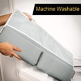 thumbnail image 1 of Juego de rodilleras para baño de bebé con reposabrazos, almohadilla de secado rápido, soporte para codos para bañera grande con organizador de juguetes, 1 of 9