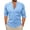 Sky Blue, variant on ZUKMRJPC Mens Summer Linen Shirts Roll Up Sleeve Casual Spring Button Up Basic T Shirt Lightweight Breathable Vacation Beach Tops