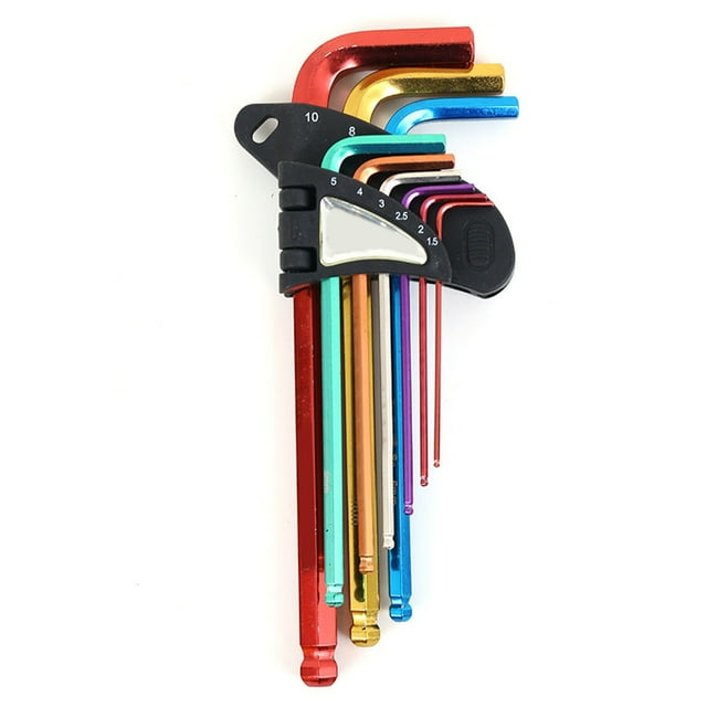 Long Arm Hex Key,9Pcs Hex Wrench Star Hex Wrench Hex Wrench Set High Capacity