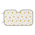 thumbnail image 7 of Haiem Funny Chicken Car Windshield Sun Shade - Blocks UV Rays Sun Visor Protector, Sunshade to Keep Your Vehicle Cool, Universal Fit SUV Van Sedan-Medium, 7 of 7