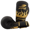 thumbnail image 1 of Par de Guantes de Boxeo Fire Sports PVC Línea Fire One Dorado Negro, 1 of 4