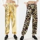 thumbnail image 4 of Pantalones casuales deportivos de calle, estilo hip hop, para fiesta, brillantes y coloridos, holgados con láser para mujer, 4 of 6