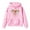 Pink B, variant on Zpanxa Kids Graphic Hooded Sweatshirt, Boys Girls Soft Fleece Pullover with Drawstring Pocket, Long Sleeve Urban Streetwear Top for Toddler Youth 1-14 Years