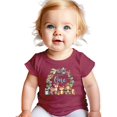 thumbnail image 5 of Wild One Wreath with Woodland Animals T-Shirts for Baby Girls and Boys, Natural Shirt, 12M, 5 of 8