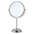thumbnail image 2 of Nameeks Ar7724-3X Glimmer 8" Diameter Modern Circular Stainless Steel Framed Bathroom, 2 of 4