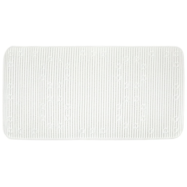 Clorox White Anti-Microbial Cushioned Foam Bathtub Mat, 17 in. x 36 in.