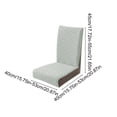 thumbnail image 3 of WNFJR Durable Non-Slip Chair Cover, Integrated Backrest Design, Easy Installation for Home Use, Ideal for Protecting Dining Chairs, Perfect for All Households, Gray, 3 of 6
