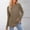 Coffee, variant on Women's Blouses Casual New Womens Sweaters Crewneck Long Sleeve Shirts Fall Tunic Loose Fitted Tops Winter Fashion Clothing Outfits Orange M
