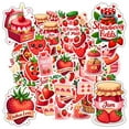 thumbnail image 3 of 35pcs-50pcs Cute Stickers Kids Stickers Strawberry Stickers Jam Stickers DIY Stickers for Suitcase Fridge, 3 of 9