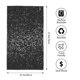 thumbnail image 2 of Balery Black And White Dotted Toalla de Microfibra Premium con Estampado – 27.5x16 pulgadas, Alta Absorción, Suave y Aterciopelada, Secado Rápido, 2 of 6