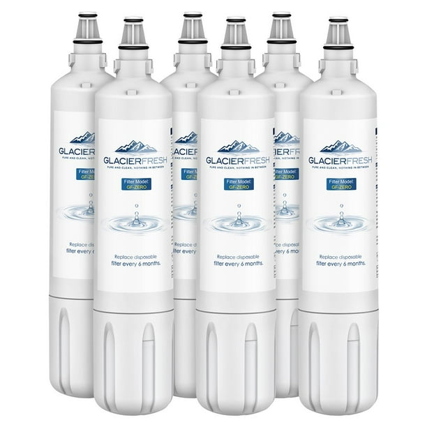 GLACIER FRESH GFZero Replacement Water Filter Pitcher Refrigerator for