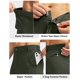 thumbnail image 4 of Pantalones deportivos de golf Soothfeel para hombre, ajustados, elásticos, verde, M, 4 of 6