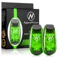 thumbnail image 1 of Luz de seguridad LED Apace Vision, paquete de 2, clip-on con luz estroboscópica, 1 of 9