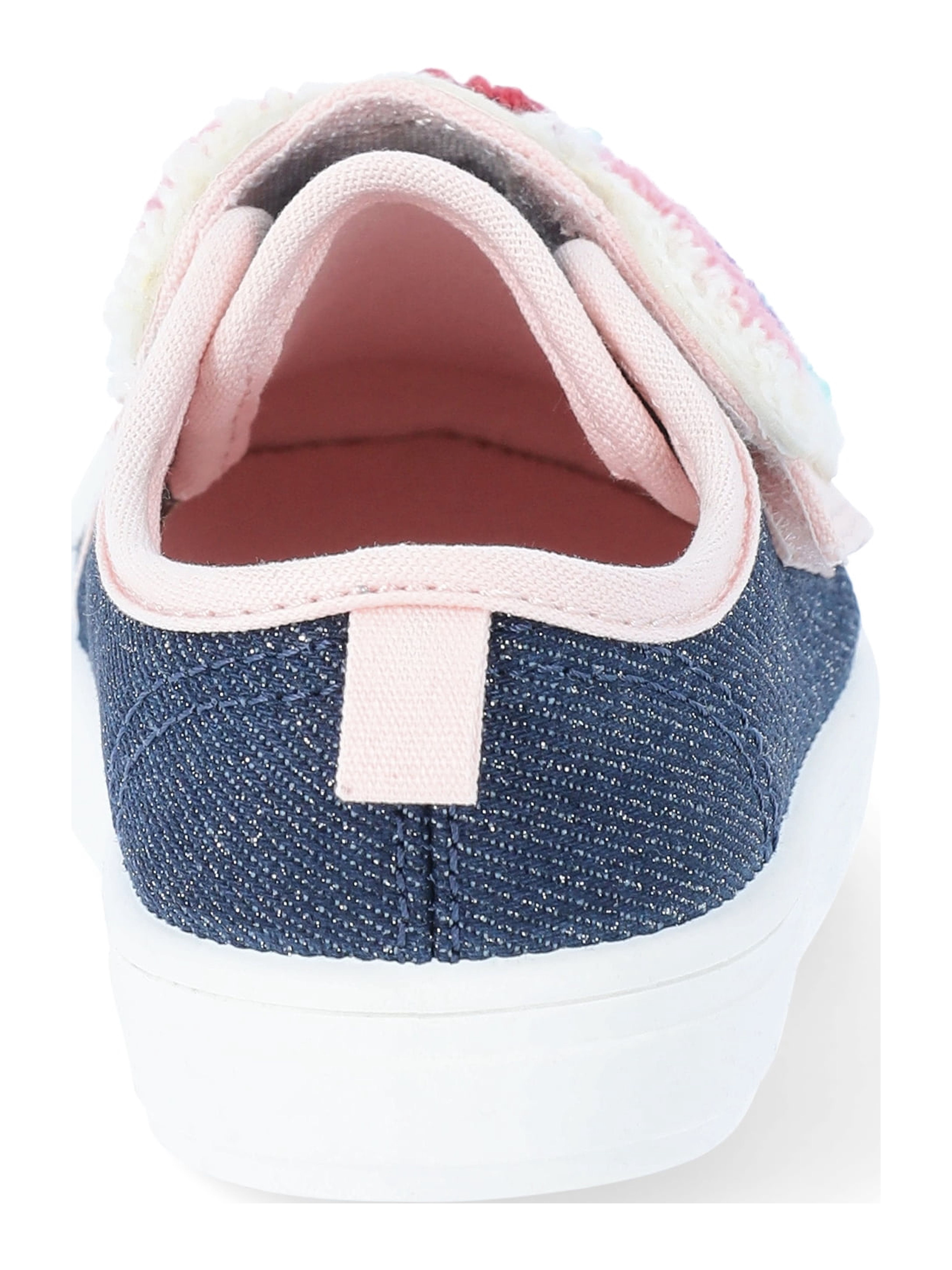 Wonder Nation Baby Girls Two Strap Bump Toe Sneakers