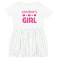 thumbnail image 3 of Inktastic Grammy's Girl Granddaughter Girls Toddler Dress, 3 of 5