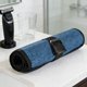 thumbnail image 5 of Neceser de viaje para artículos de aseo, organizador de rollos de baño para ducha, kit de afeitado nocturno Azul, 5 of 9