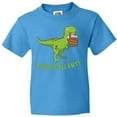 thumbnail image 3 of Inktastic Eggs-cellent Cute Easter T-rex Dinosaur Youth T-Shirt, 3 of 5
