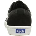 thumbnail image 3 of Keds Women's Tournament Retro Court Perf Leather Fashion Sneaker, Black, 11 M US, 3 of 8