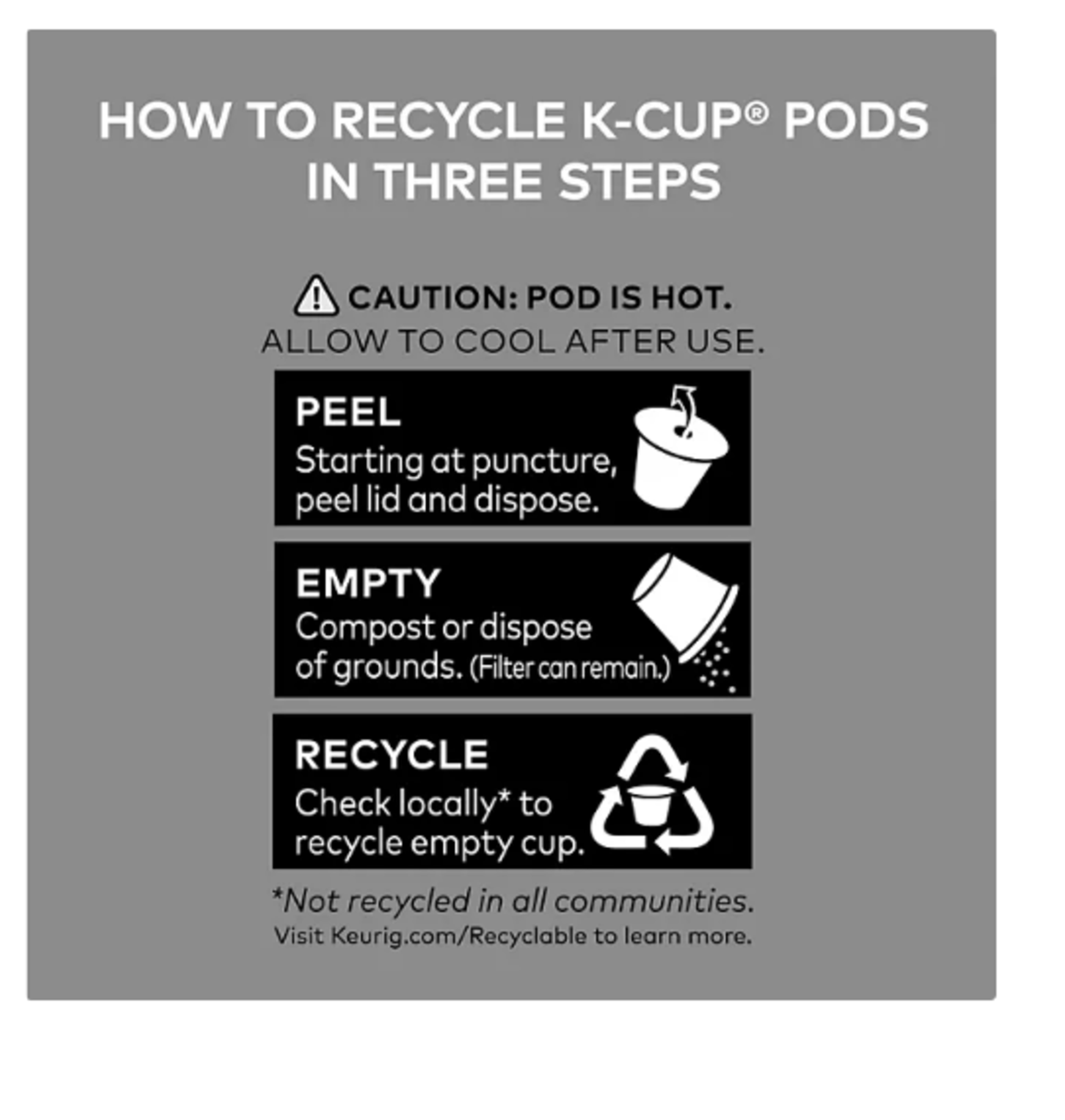 Caribou Coffee Medium Roast K-Cup Pod, Caribou Blend, 80 ct.