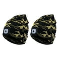 thumbnail image 1 of Gorro de montañismo con luz LED, 2 uds., gorro de punto con iluminación para correr, ciclismo y escalada, 1 of 5