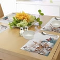 thumbnail image 4 of Ambesonne Nature Place Mats Set of 4, Colorful Butterflies Fly, Standard Size, Multicolor, 4 of 6