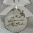 thumbnail image 4 of Christmas Tree Ball Ornaments Clear Feather Ball Angel Memorial Ornament I Have an Angel in Heaven I Call Her Mom - Family Memorial Loss of Loved One Hanging Pendant Xmas Tree Décor, 4 of 6