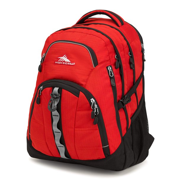 Mochila High Sierra Access 2.0 para portátil de 15 pulgadas carmesí/negra