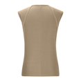 thumbnail image 5 of fatyb Women's Ribbed Tank Tops Cap Sleeve High Neck Tank Tops Sleeveless Casual Tee Shirts for Women, 5 of 6