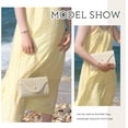 thumbnail image 6 of Straw Clutch Purses for Women Summer Pearl Evening Handbags Woven Envelope Shoulder Bag for Beach 2024, 6 of 6