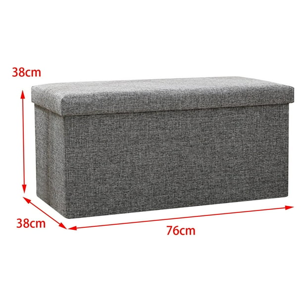 Household Storage Ottoman Toy Chest Space Saving Heavy Duty
