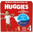 thumbnail image 3 of Huggies Little Snugglers Baby Diapers, Size 4 (22-37 lbs), 66 Count (Select for More), 3 of 16