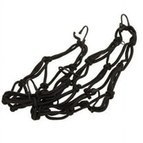 FUTUREORYY 1Pcs Metal and Bungee Small Cargo Net with Hooks for Bike and Motorcycle 11x11in