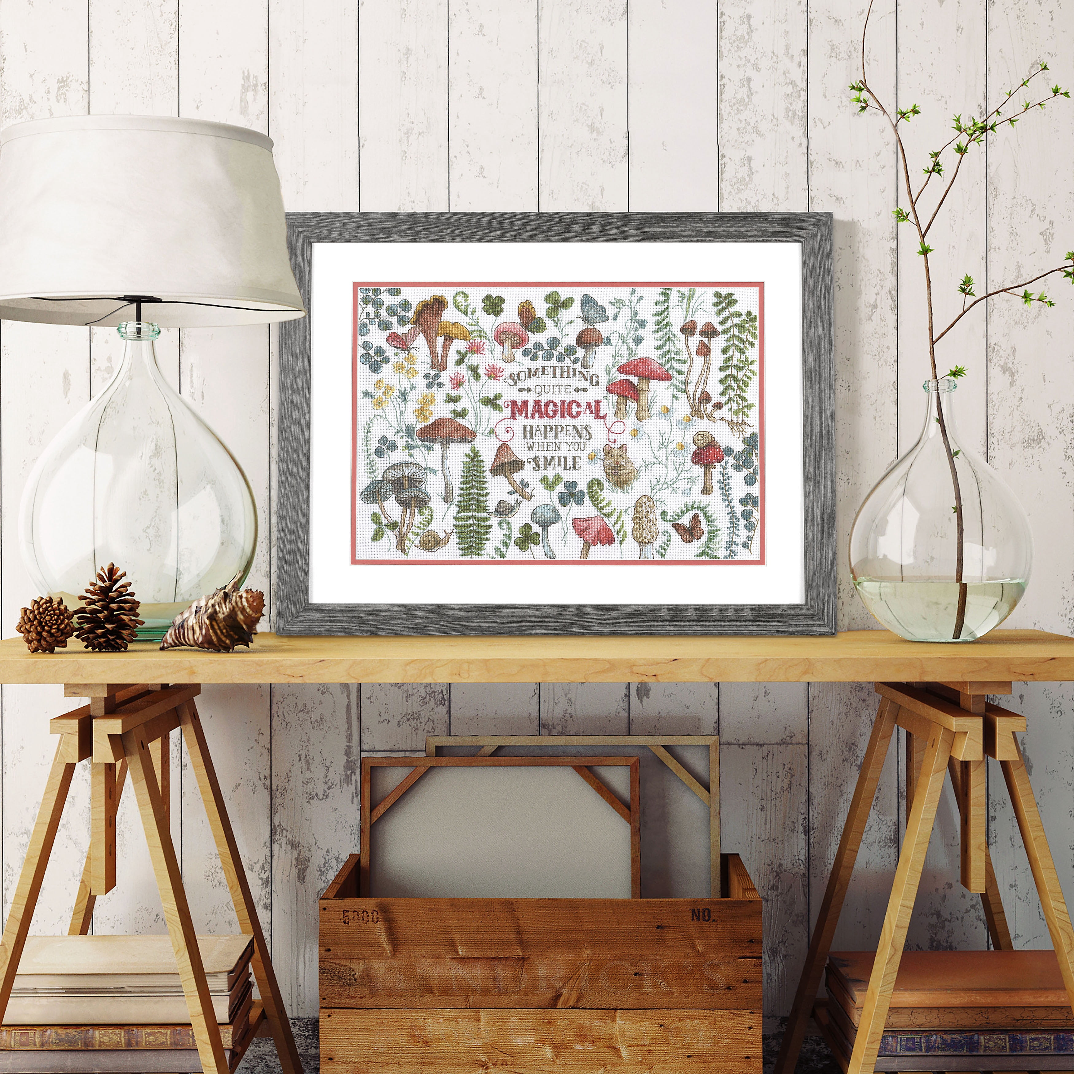 Dimensions Counted Cross Stitch Kit 16" Long-Woodland Magic Stocking 16 Count