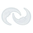 thumbnail image 1 of 2 moldes de silicona con forma de luna, moldes de resina reutilizables y flexibles para proyectos de manualidades., 1 of 14