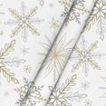 thumbnail image 5 of Christmas Tablecloth 60×60 Inch Round, Simple Snow Stick Figure Washable Table Cover for Party Picnic Dinner Decor, 5 of 6