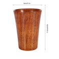 thumbnail image 2 of Fyydes Solid Wooden Cup,Handmade Primitive Natural Wooden Tea Drinking Cup Beer Coffee Cup Milk Container , Handmade Cup, 2 of 8